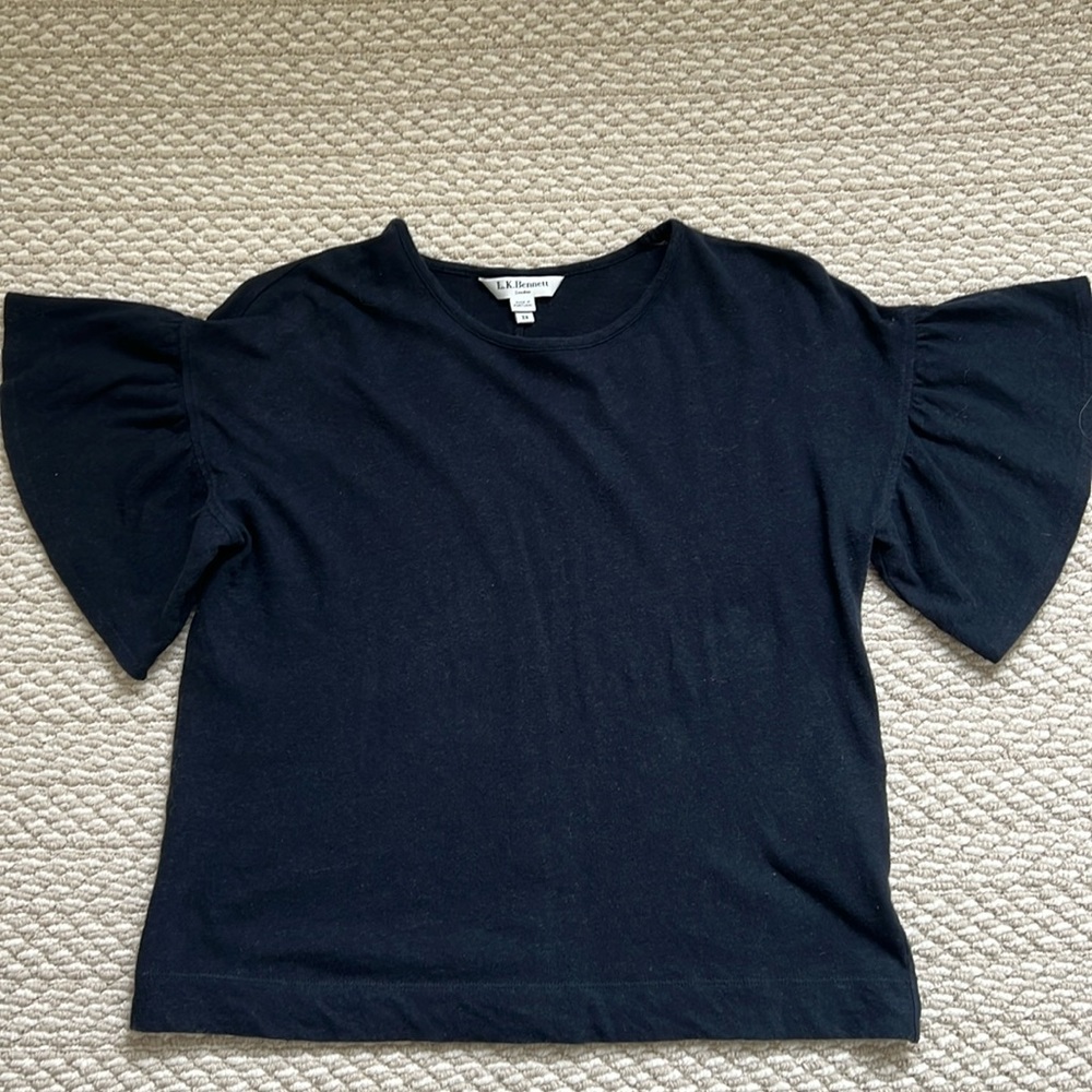 L.K. Bennett TJ Gwyneth Sloane Blue Sweater XS